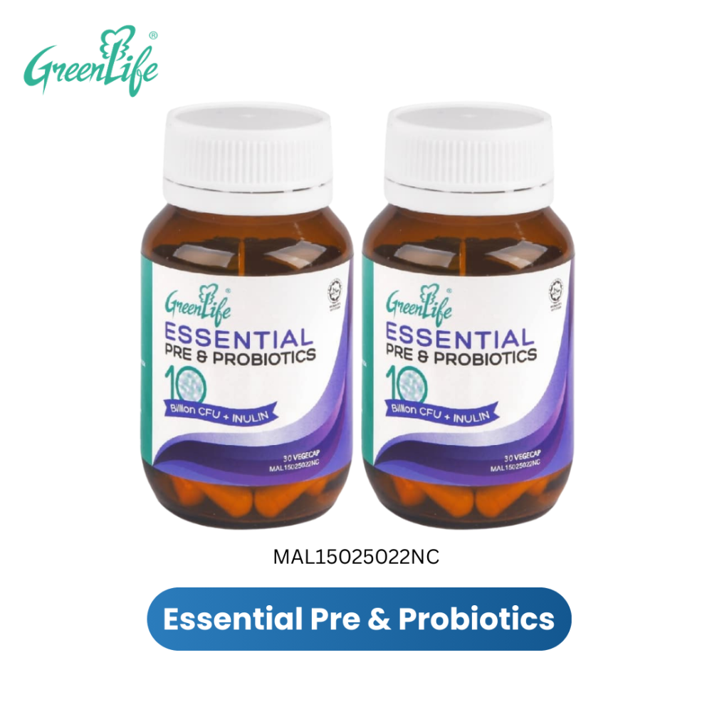 [TP] GREENLIFE ESSENTIAL PRE & PROBIOTICS 30c TWINPACK-MAL15025022NC ...