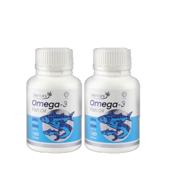 TRINLEY OMEGA-3 FISH OIL [TWIN PACK] 2 x 60 SOFTGEL (MAL19036028NC)